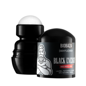 Deodorant natural pe baza de piatra de alaun pentru barbati BLACK ENER...