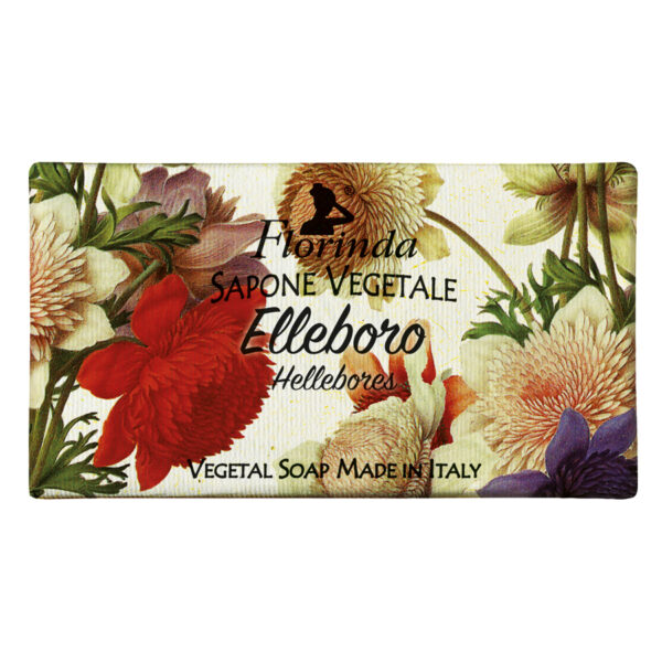 Sapun vegetal cu flori de Elleboro Florinda, 100 g La Dispensa