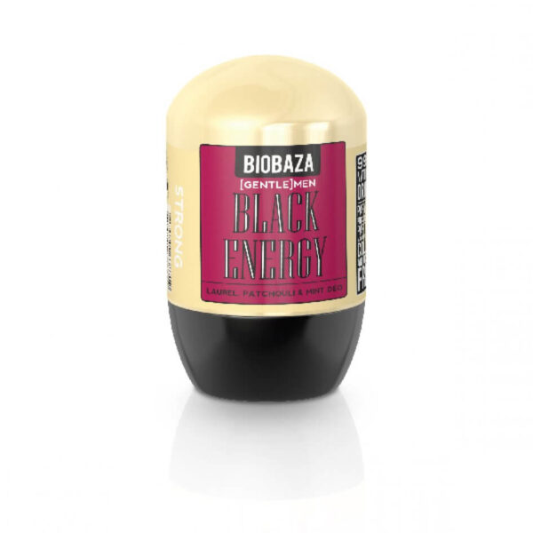 Deodorant natural barbati BLACK ENERGY (dafin si patchouli), Biocart_Biobaza, 50 ml