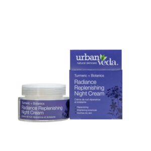 Crema puternic hidratanta de noapte cu extract de turmeric - ten uscat, Radiance - Urban Veda, 50 ml