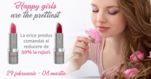 Read more about the article Happy girls are the prettiest – 50% reducere la rujuri