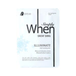 Masca coreeana pentru luminozitate cu vitamina C, Snow Song, 23 ml, Simply When
