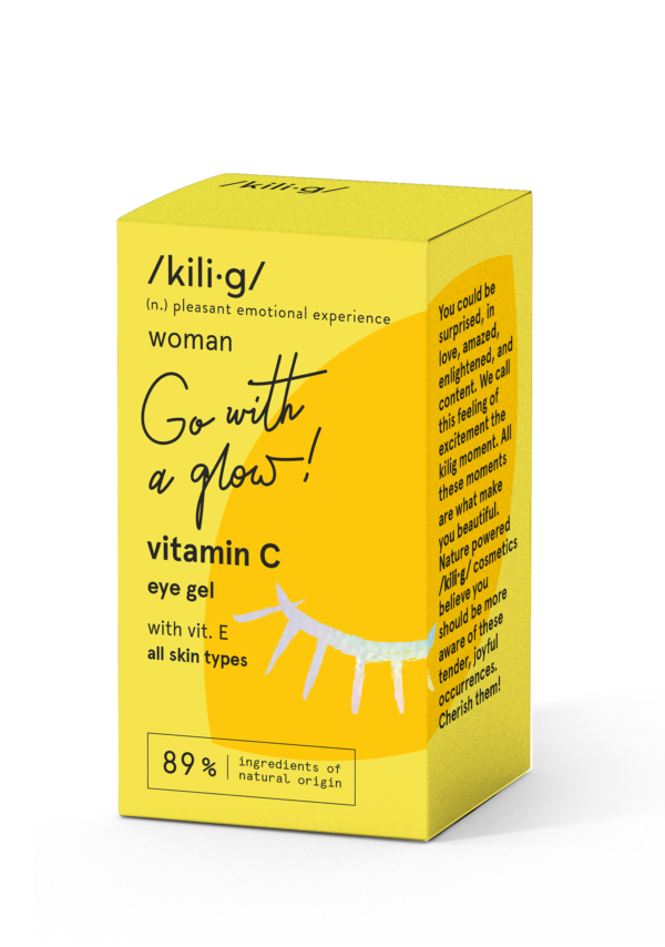 Contur de ochi, gel, cu Vitamina C, KILIG WOMAN, 15 ml