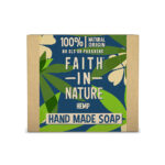 Sapun natural solid cu canepa, Faith in Nature, 100 gr