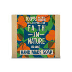 Sapun natural solid cu portocala, Faith in Nature, 100 gr