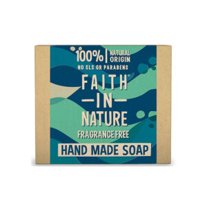 Sapun natural solid fara parfum, Faith in Nature, 100 gr