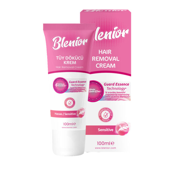 Crema depilatoare pentru piele sensibila_Biocart_Blenior, 100 ml
