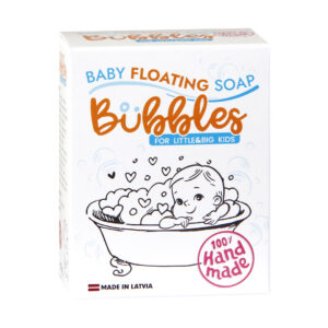 Sapun plutitor, natural, in forma de animalut, pentru bebelusi_Biocart_Bubbles, 75 g