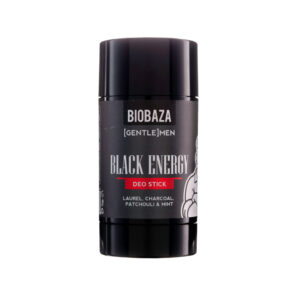 Deodorant stick natural fara aluminiu pentru barbati, cu carbune activ si menta, BLACK ENERGY, Biobaza, 50 ml