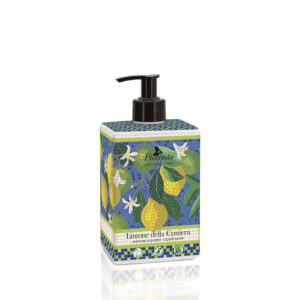 Sapun lichid vegetal cu parfum de lamaie si flori de citrice, Florinda Mosaici, La Dispensa, 500 ml