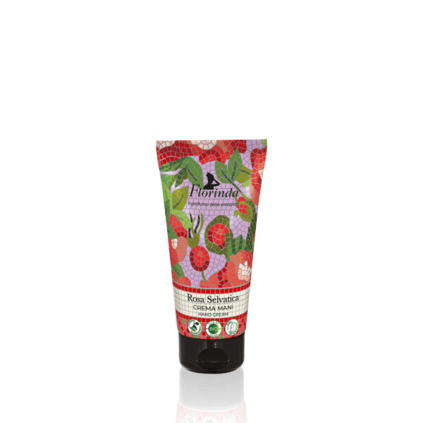 Crema de maini vegetala cu parfum de trandafir salbatic, Florinda Mosaici, La Dispensa, 75 ml