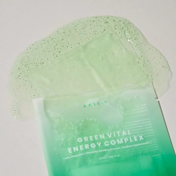 Mugwort Green Vital Energy Complet Sheet Mask - Masca de fata hidratanta cu efect calmant, Biocart.eu, AXIS-Y, 27ml