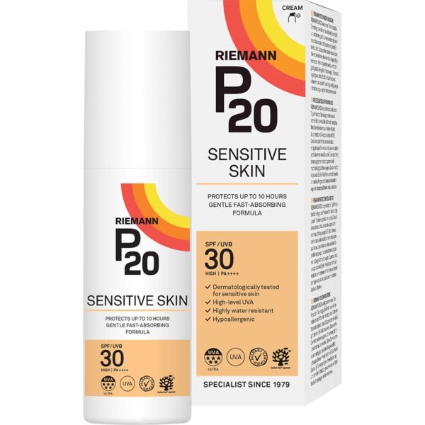 Sensitive Crema de fata si corp cu factor de protectie SPF 30, RIEMANN P20, 100 ml