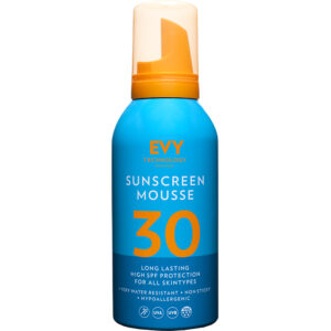 Sunscreen Mousse Crema de fata si corp spuma cu SPF 30 Unisex, EVY TECHNOLOGY, 150 ml