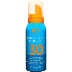 Sunscreen Mousse Crema de fata si corp spuma cu SPF 30 Unisex, EVY TECHNOLOGY, 100 ml