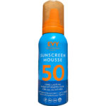 Sunscreen Mousse Crema de fata si corp spuma cu SPF 50 Unisex, EVY TECHNOLOGY, 100 ml