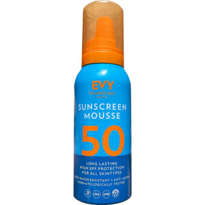 Sunscreen Mousse Crema de fata si corp spuma cu SPF 50 Unisex, EVY TEC...