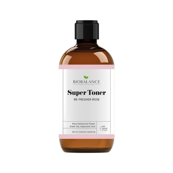 Super Toner Re-Fresher Rose, Hidratant si Fortifiant, pentru Toate Tipurile de Ten,Biocart.eu Bio Balance, 250 ml