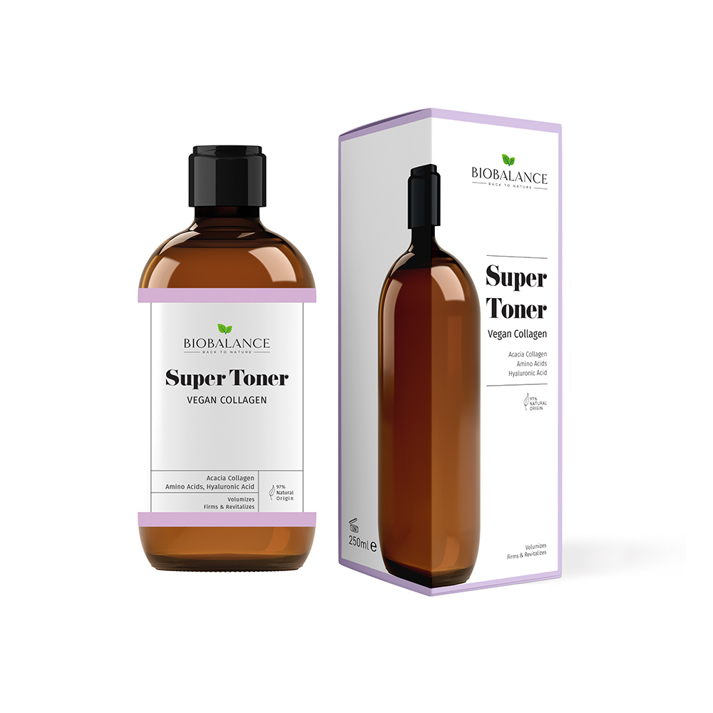 Super Toner Vegan Collagen, pentru Fermitate, Volumizare si Revitaliza...