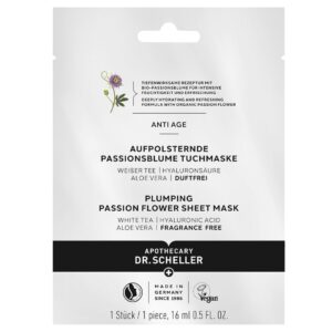 Masca antirid tip servetel cu extract de florea pasiunii, Dr. Scheller...
