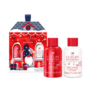 Set Cadou Good Fortune, Candy Canes, Cocoa & Vanilla Swirl, The Luxury Bathing Company, 100 ml