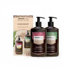 Set Sampon & Balsam cu Ulei de Cocos si Ulei de Argan, pentru par...