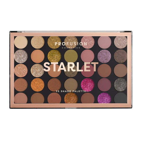 Starlet, Paleta Farduri 35 de Nuante, Profusion Cosmetics, 285 gr