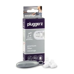 Dopuri de urechi din silicon pentru filtrarea sunetelor zgomotoase, Pluggerz Music Premium, 4 bucati