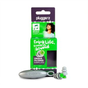Dopuri de urechi din silicon cu filtru unic pentru muzica, Pluggerz En...