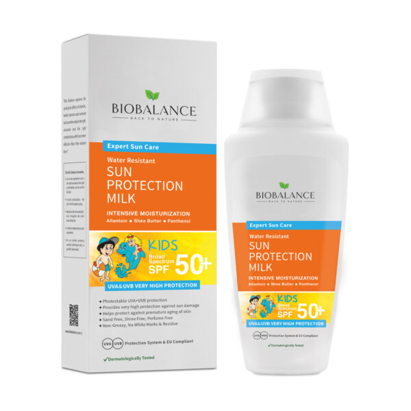 Lapte protectie solara pentru copii SPF 50+, protectie foarte inalta UVA & UVB, Bio Balance, 150 ml
