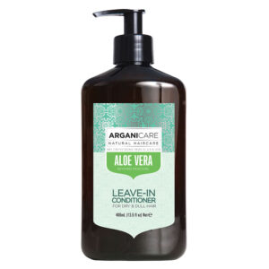 Balsam leave-in hidratant cu Aloe Vera pentru par uscat si par lipsit de stralucire, Arganicare, 400 ml