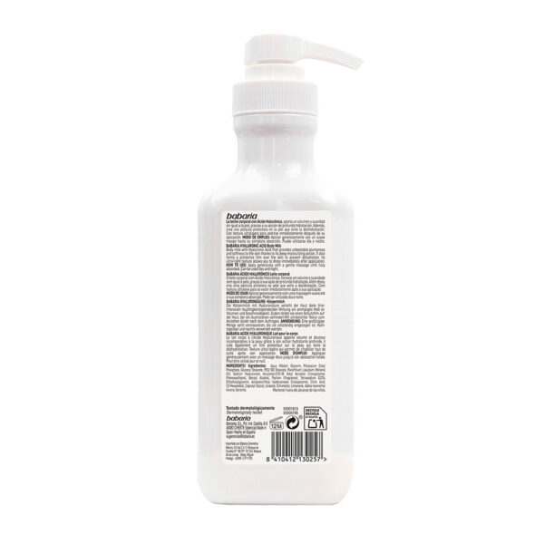 Lapte de cop cu acid hialuronic, Babaria, 500 ml